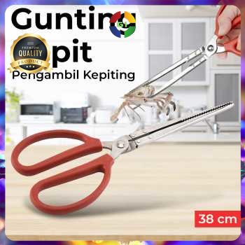 Gunting Capit Pengambil Kepiting 38 cm Flat No Color