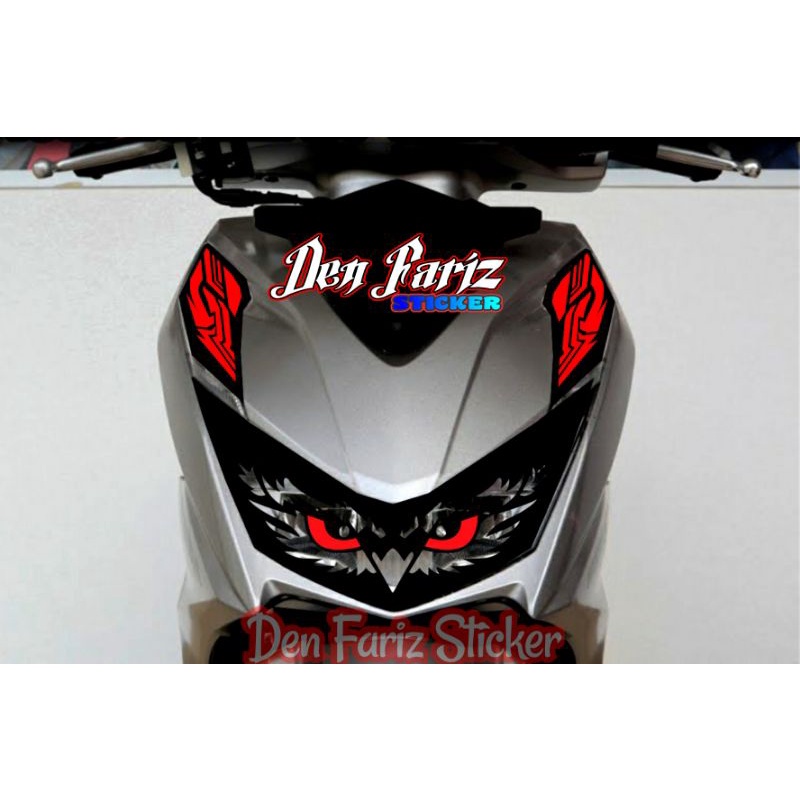 Stiker lampu beat Deluxe beat street Stiker lampu new beat fi  Stiker lampu motor beat new variasi m