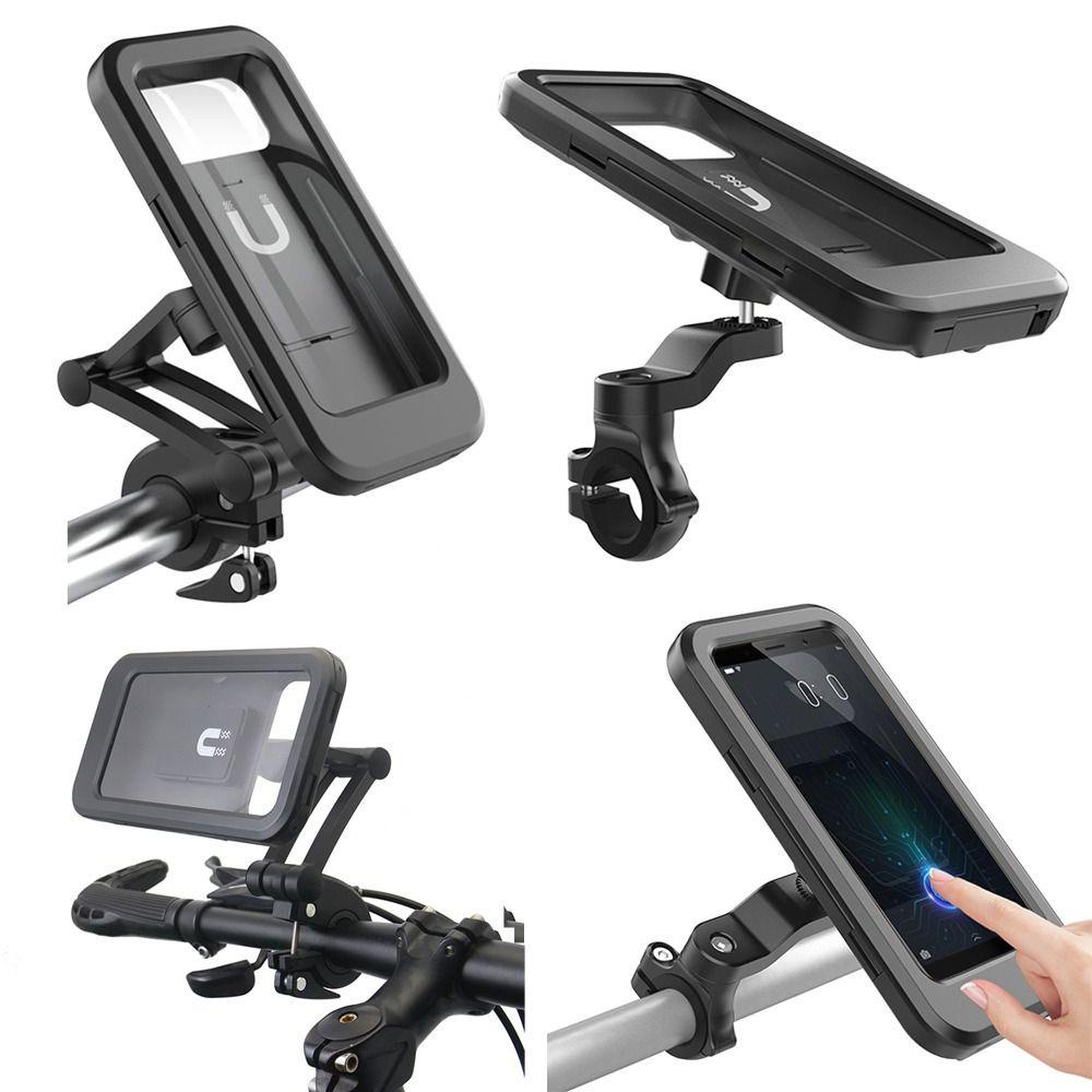 POPULAR Tempat Handphone Waterproof Holder Hp Sepeda Gps360°