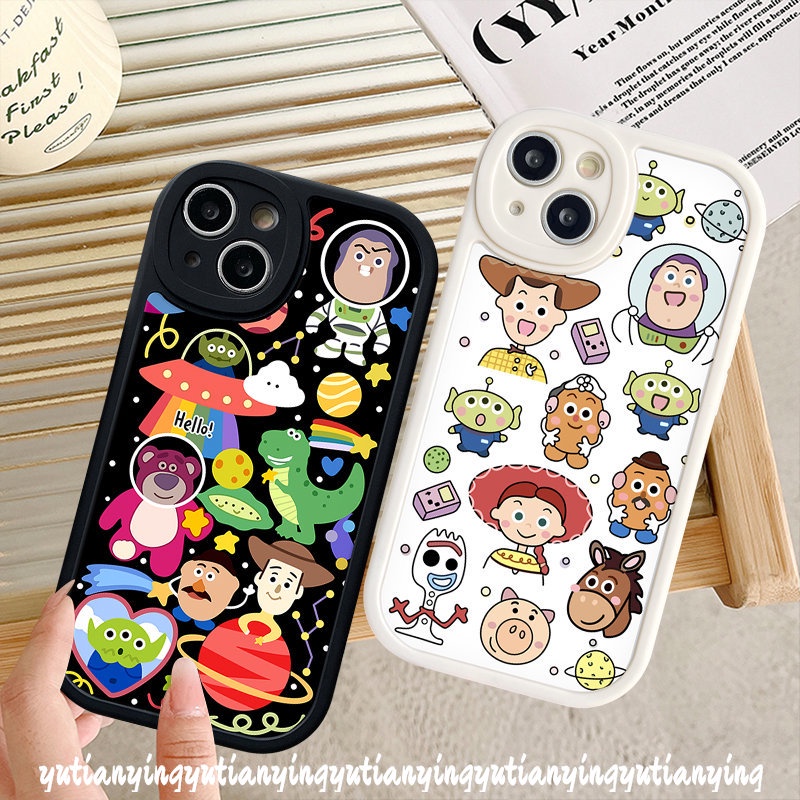 Cute Cartoon Sticker Casing Infinix Hot 11 10s 9 10T 11s 10 Play Smart 6 5 Hot 10T 11 11s 10 Lite 10s Toy Infinix Note 8 Story Tpu Silicon Soft Phone Cover