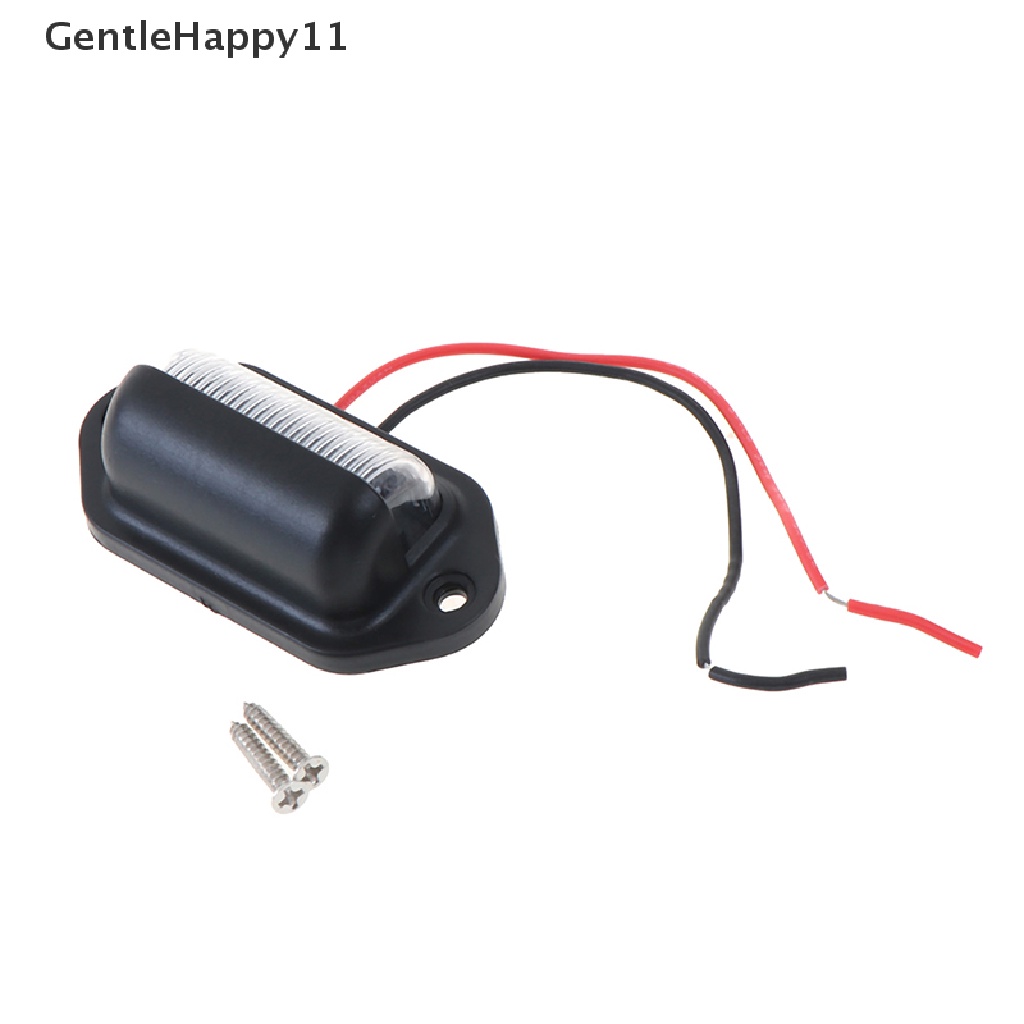 Gentlehappy 1Pc Lampu Plat Anti Air 6led 12V Lampu Mobil Perahu Truk Trailer Step Lamp id