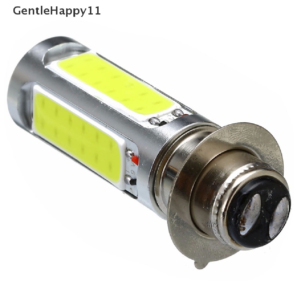 Gentlehappy 1X Putih cOB LED motor Sepeda/ATV headlight bulb Lampu Kabut H6M PX15d P15D25-1 E401 id