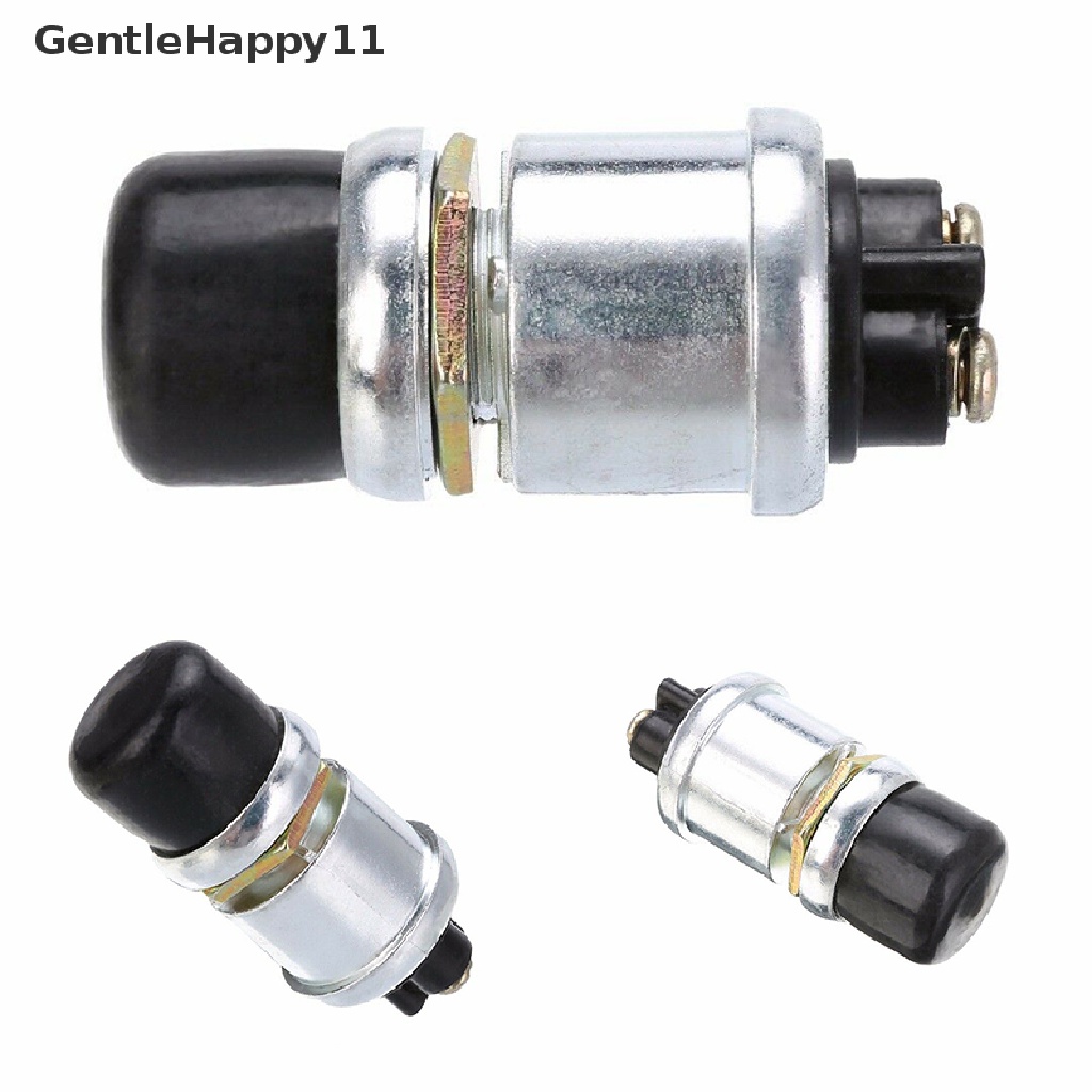 Gentlehappy Universal Waterproof Momentary Ignition Push Button Saklar Starter 60 /40 Amps id