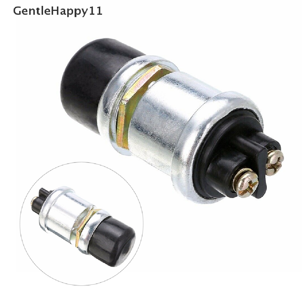 Gentlehappy Universal Waterproof Momentary Ignition Push Button Saklar Starter 60 /40 Amps id