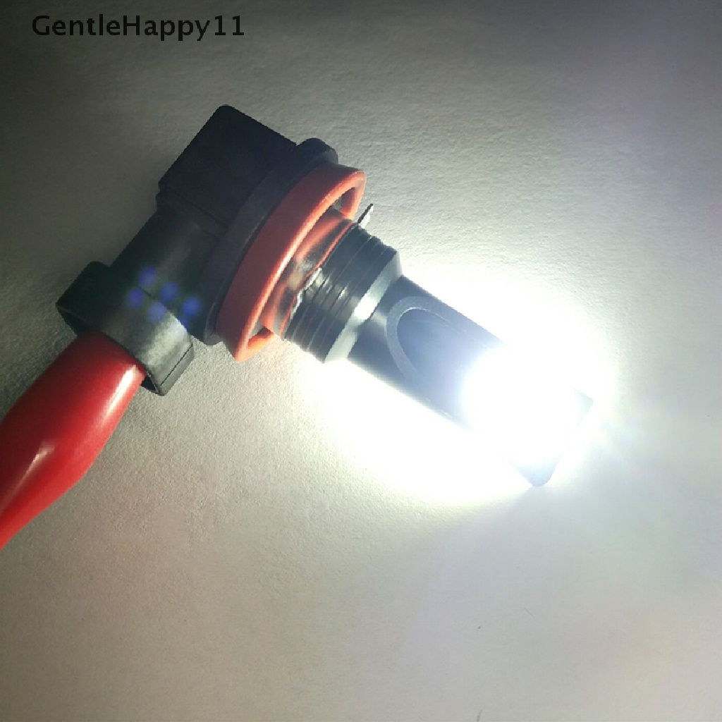 Gentlehappy 1PCS H8/H9 H11 3030 12SMD Lampu Kabut LED 12V 6000K Lampu Mobil Auto Light Bulbs id