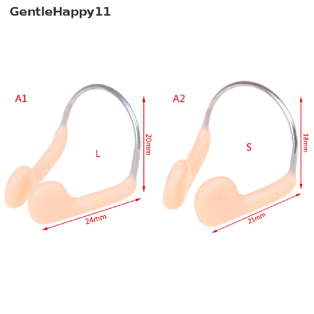 Gentlehappy Klip Hidung Kawat Bahan Silikon Steel Lembut Tanpa Selip Tahan Lama Untuk Renang Diving id