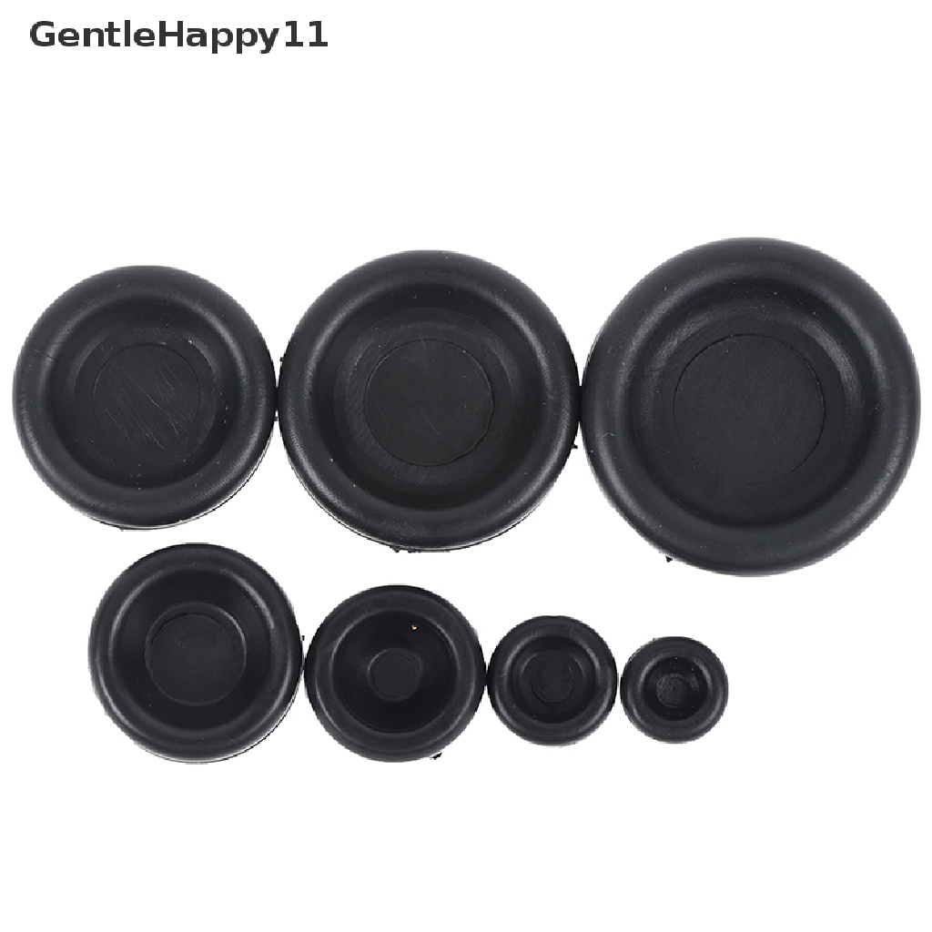 Gentlehappy 170Pcs Closed Seal Ring Karet Mobil Grommet Lubang Plug Kawat Listrik Gasket Kit id