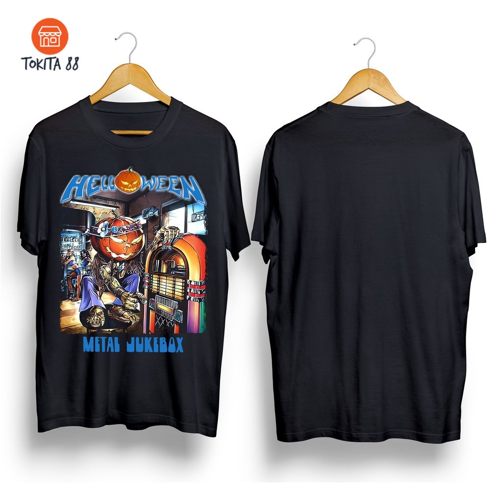 Kaos Distro HELLOWEEN METAL JUKEBOX Premium thsirt band kaos music metal