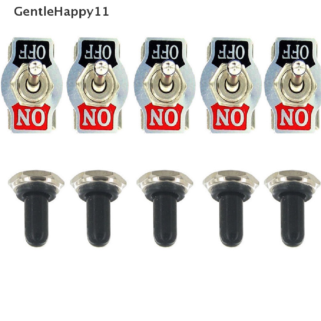 Gentlehappy SPST 2Pin Heavy Duty 20A 125V ON/OFF Rocker Toggle Switch Tahan Air Boot id