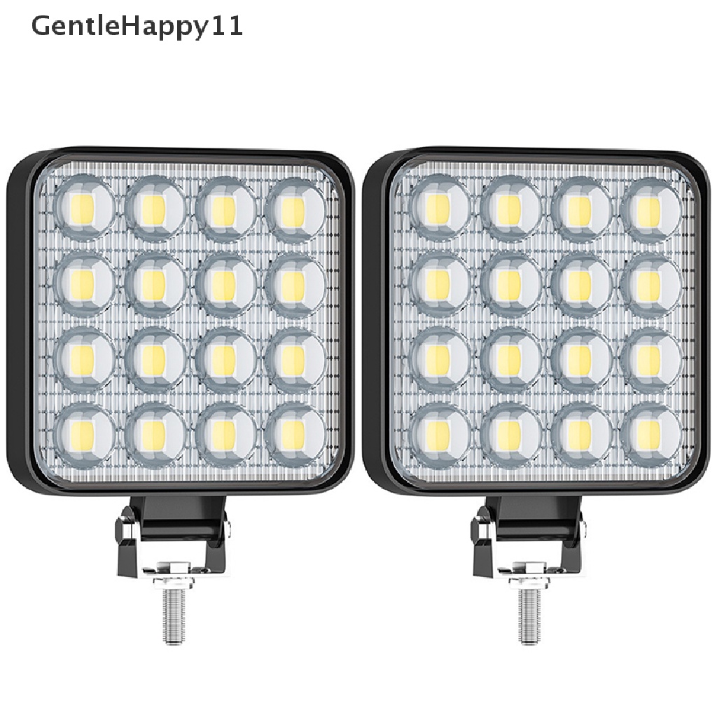 Gentlehappy Lampu Kerja LED Mobil 48w DC 12/24volt 6000K Putih Universal Truck Auto Bulbs id