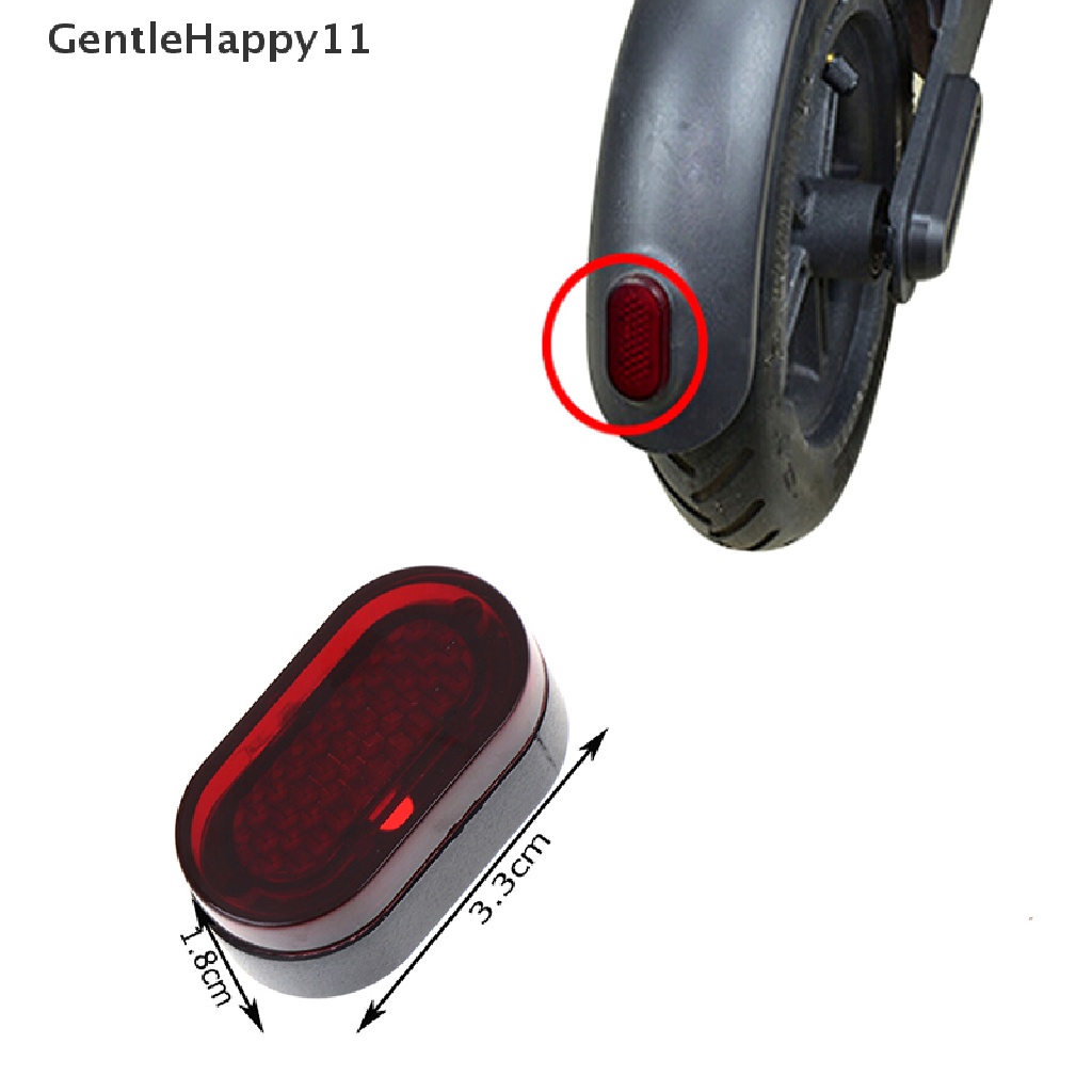 Gentlehappy 1pc Kap Lampu Spakbor Belakang Skuter Elektrik Untuk Xiaomi M365 Electric Scooter id