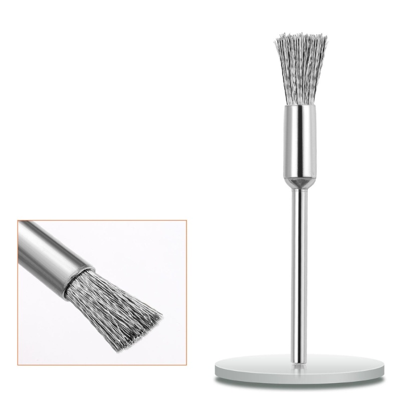 Siy Kuas Pembersih Mata Bor Nail Art Kawat Tembaga Clean Brush Kepala Bor Kuku Clean Brush Nail Art Tools Untuk Nail Salo