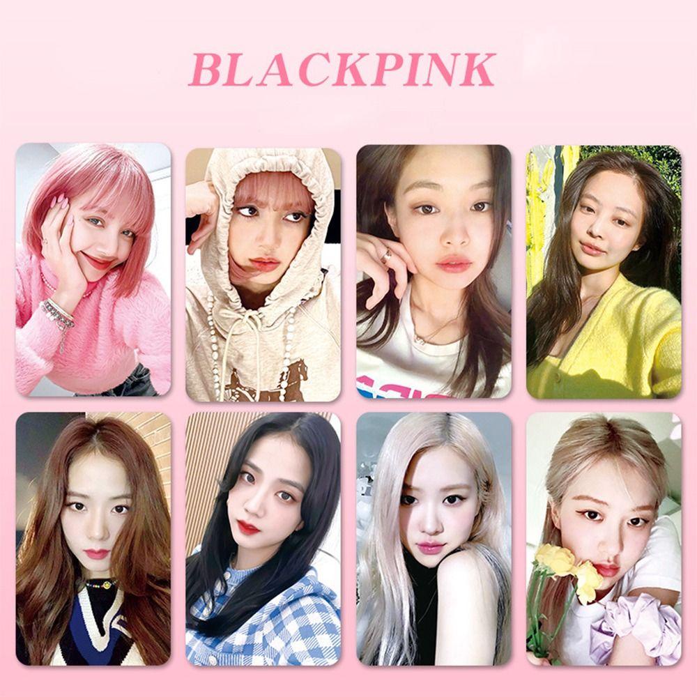 【 ELEGANT 】 Blackpink Postcards Fans Asrama Korea Cetak Foto Kamar Tidur Kartu HD Kartu Grup Cewek