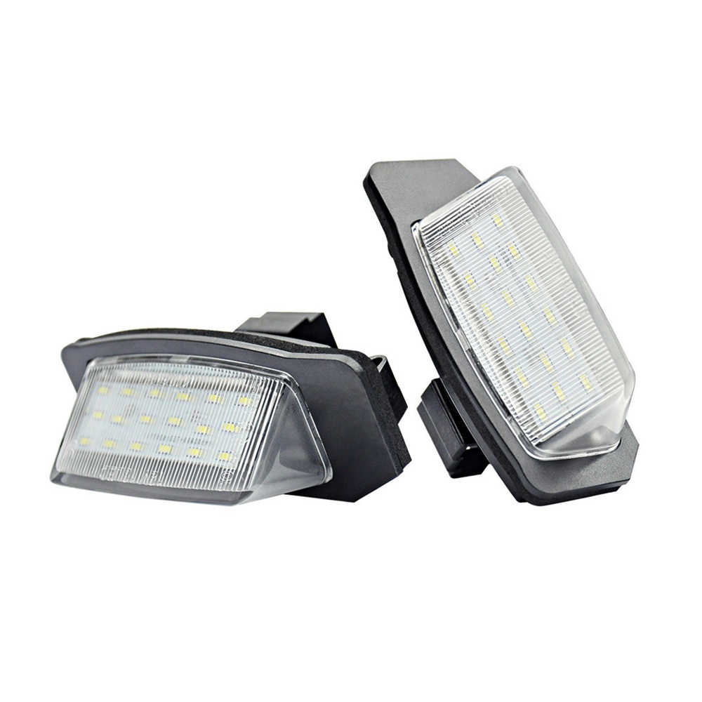 2pcs Lampu Plat Nomor LED Putih Lampu Plat Nomor Untuk Mitsubishi Eclipse1 2 3 4 Gerhana Cross Outlander Lancer Sportback