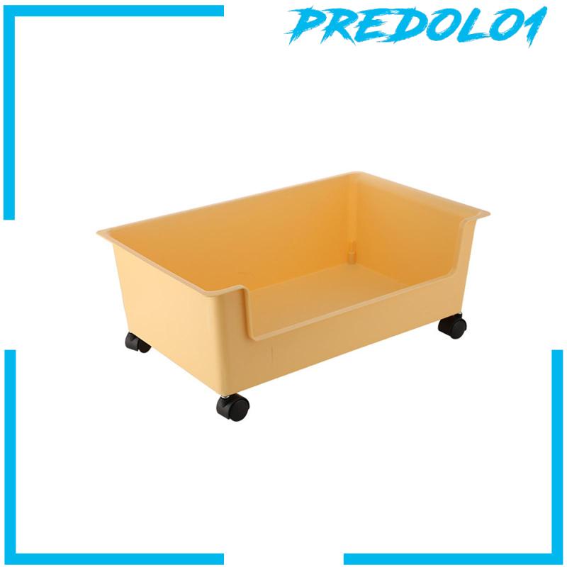 [Predolo1] Kotak File Dengan Roda Oversized Wadah Penyimpanan Untuk Closet Kantor Kamar Anak