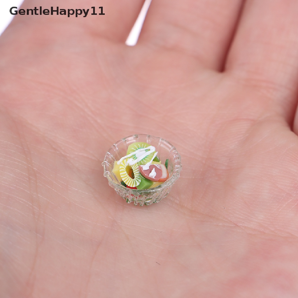 Gentlehappy 1:12rumah Boneka Miniatur Salad Sayuran Mini Model Aksesoris Dapur Mainan id