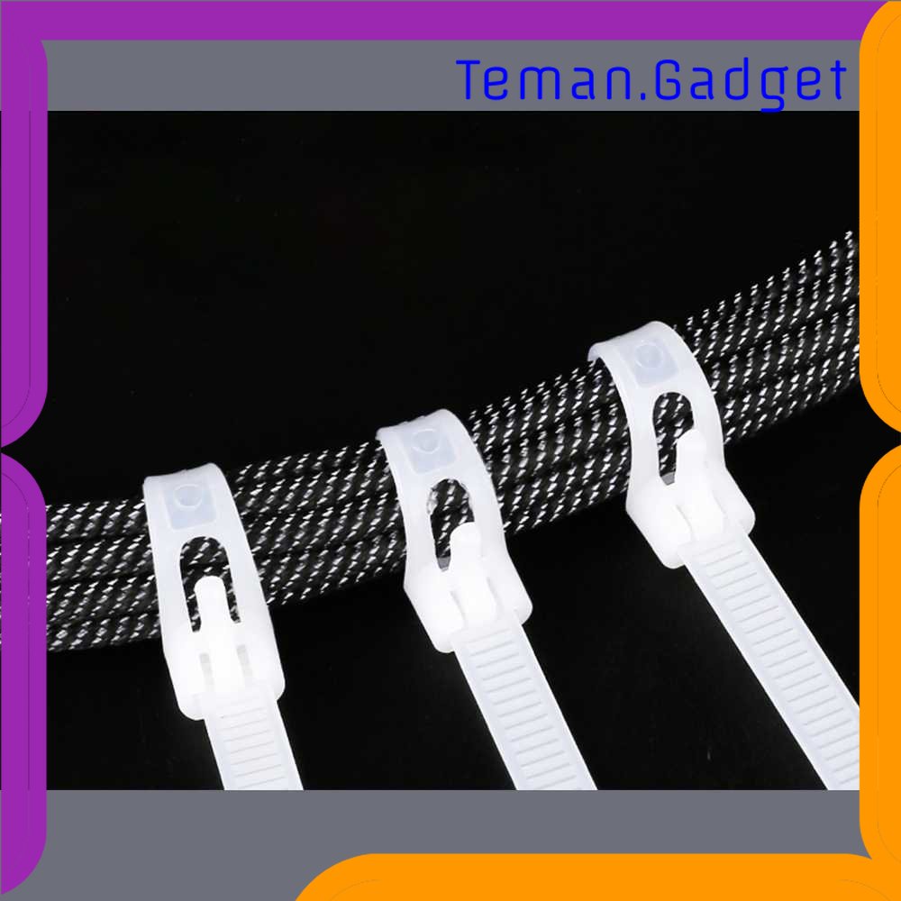TG - ATK TaffGUARD Kabel Ties Cable Organizer Reusable 8 x 200 mm 100 PCS - NL8