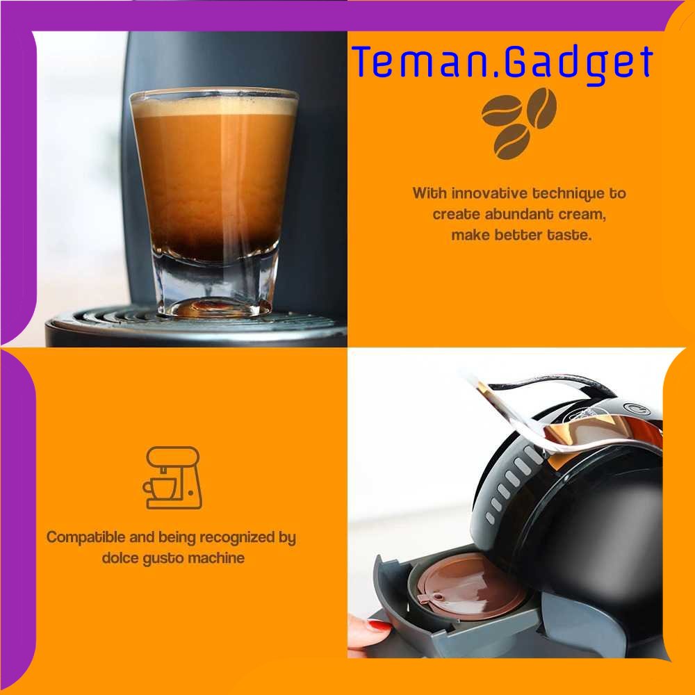 TG - DPR iCafilas Capsule Upgrade Version 3PCS for Nescafe Dolce Gusto - F457