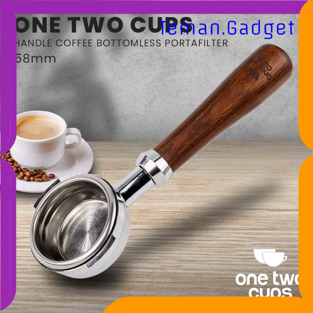 TG - DPR One Two Cups Handle Coffee Bottomless Portafilter 58mm - E61