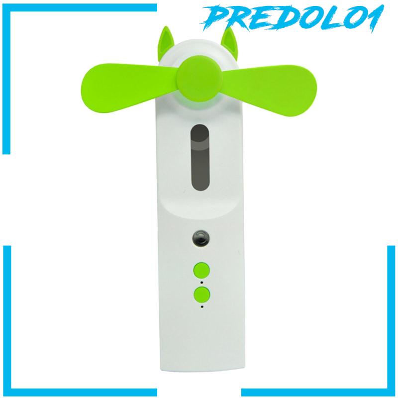 [Predolo1] Personal Fan Misting Fan Backpacking Mobil Kantor 2speed Mini Fan Humidifier