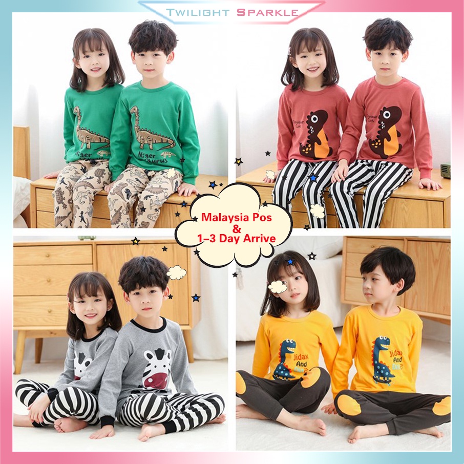 [Impor] SETELAN ANAK UNISEX LUCU / PIYAMA ANAK PREMIUM