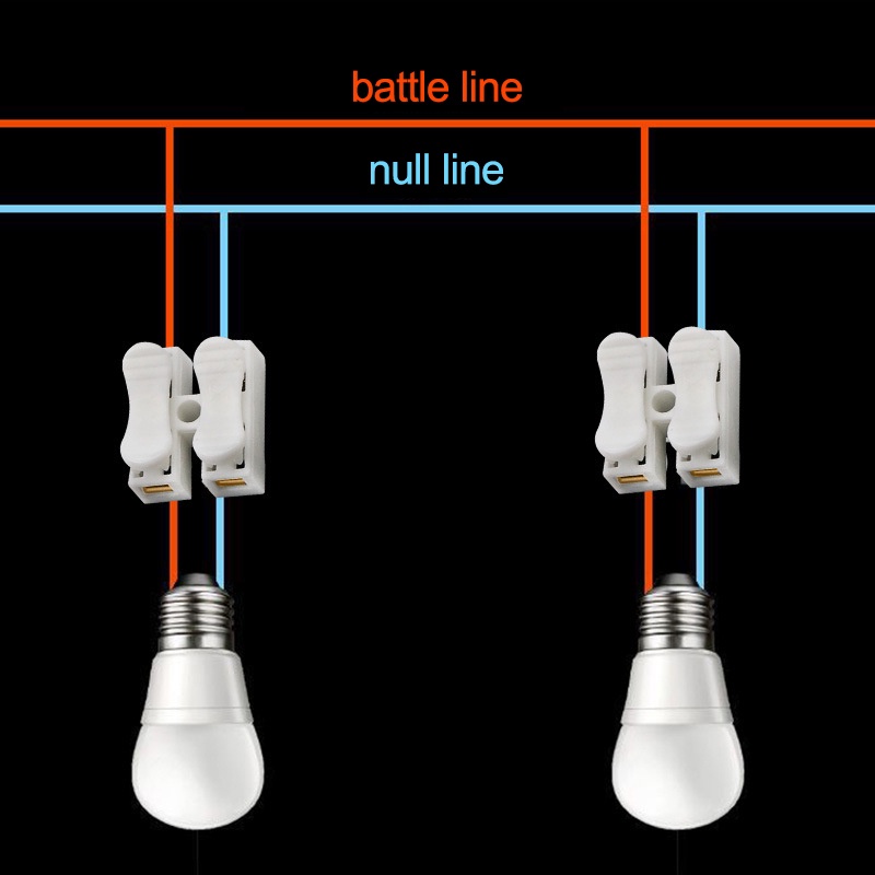 [lightoverflow2] 10pcs CH2 Quick Splice Lock Wire Connector Terminal Kabel Listrik Agar Mudah Penyambungan Aman Menjadi Kabel [ID]