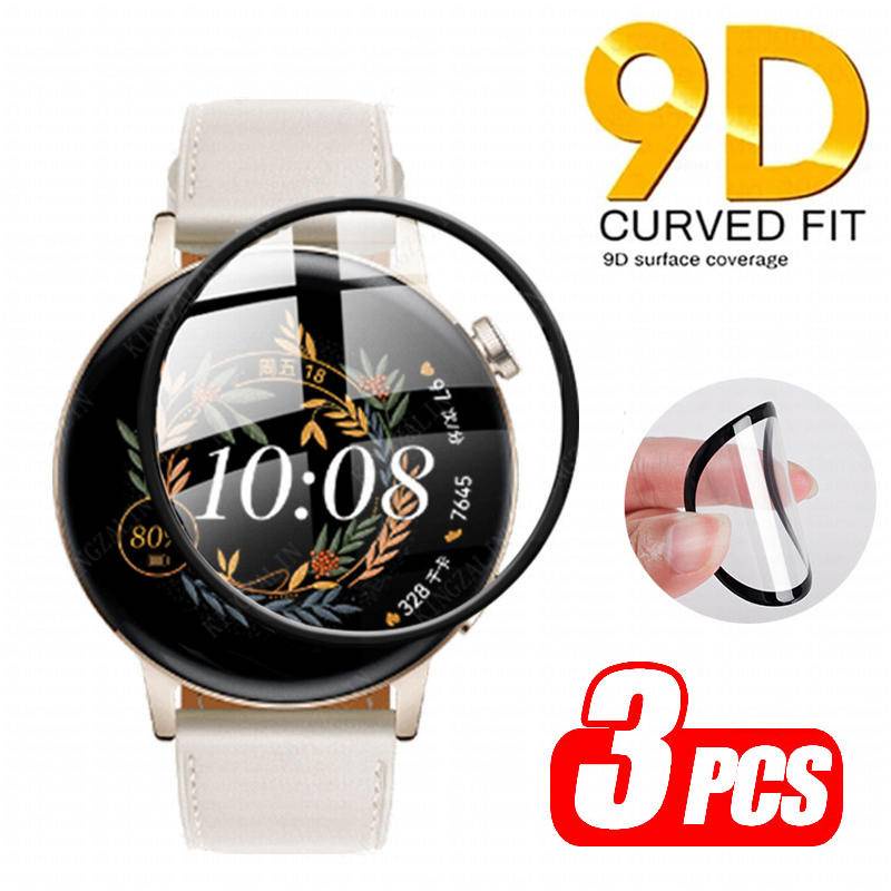 9d For Huawei GT2 GT3 GT Migic 2pro 42mm 46mm Film Pelindung Full Screen Protecto Untuk Huawei GT Fit Watch D2 Runner (Bukan Kaca)