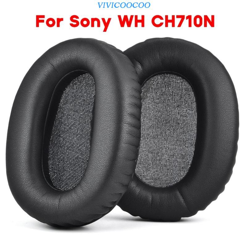 Vivi Soft Ear Pads Sleeves Untuk WH-CH710N Headset Earpads Ergonomics Design Cover