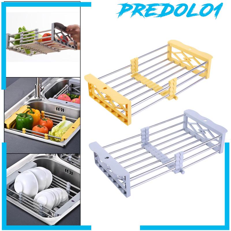 [Predolo1] Draining Dishes Pegangan Nyaman Unik Mudah Dicuci Keranjang Penyimpanan Fleksibel