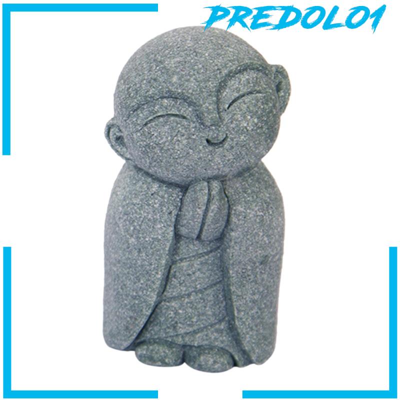 [Predolo1] Patung Monk Hiasan Tangki Ikan Buddha Mini Untuk Taman Teahouse Tabletop