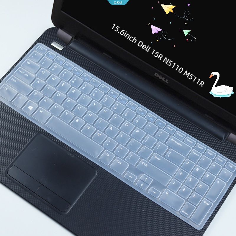 Cover Keyboard Laptop TPU Untuk Model 15.6inch Dell Inspiron 15R N5110 M511R Film Pelindung Tahan Lembab Yang Dapat Dilepas Dan Dicuci [ZK]