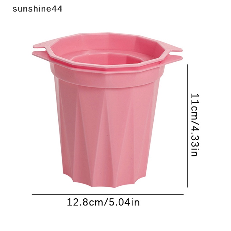 Sunshine 1Pc Silicone Ice Cube Maker Bar Pesta Es Cup Cetakan Minuman Jus Alat Minum ID