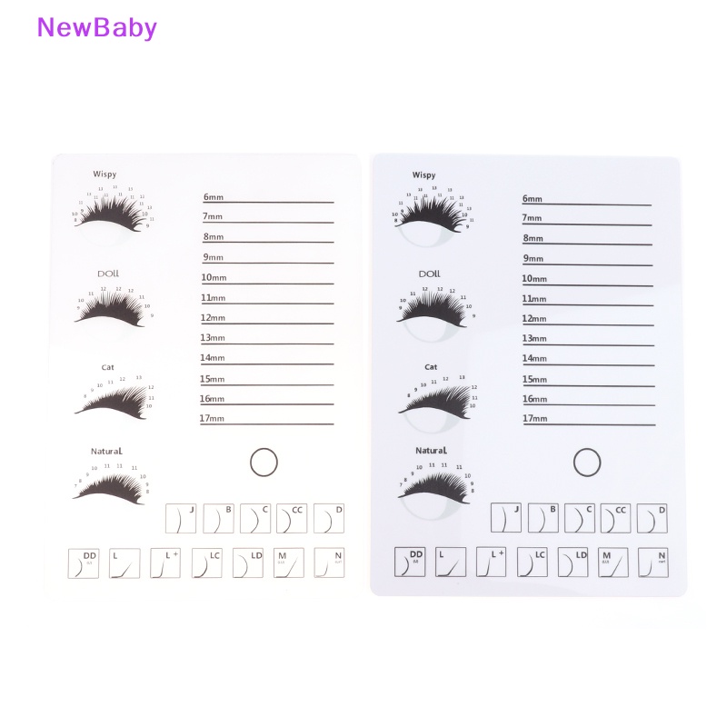 Newbaby 1PC Acrylic Eyelash Holder Pallet Eyelash Extension Lem Palet Tempat Bulu Mata ID