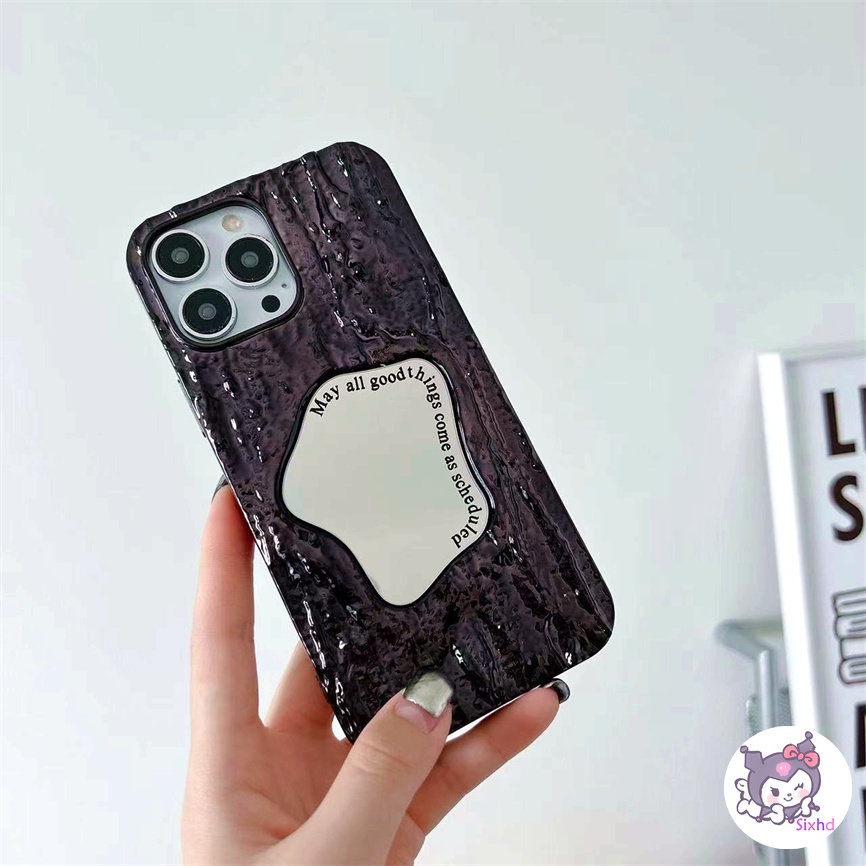 IPHONE Kompatibel Untuk Iphone14 13 12 11 Pro Max X XR Xs Max8 7 6 6s Plus SE 2020 Casing Ponsel Fashion Mewah Lipatan Tidak Teratur Permukaan Cermin Lembut Anti Jatuh Pelindung Penutup Belakang