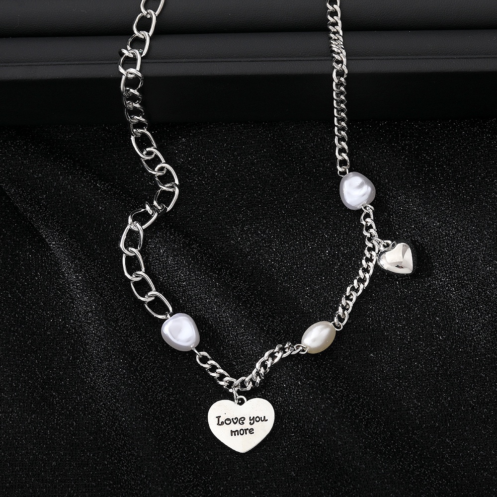 Mutiara Cinta Kalung Perempuan Sweater Rantai Cahaya Mewah Niche Desain Panjang Baru Rasa Rantai Tulang Selangka