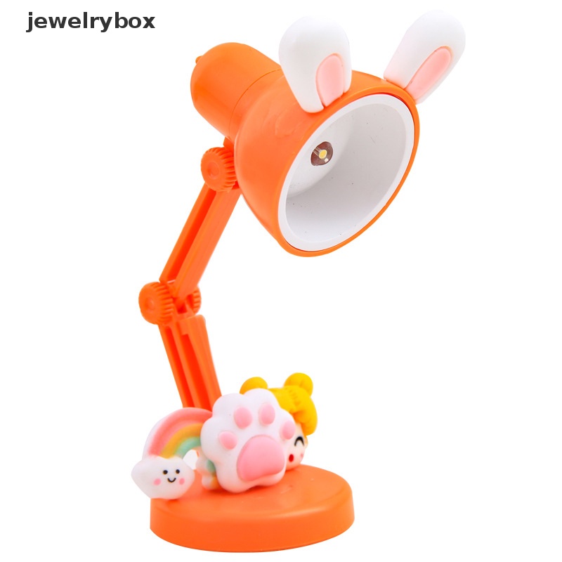 [jewelrybox] Lampu Lipat LED Mini Lampu Baca Suasana Lampu Malam Rumah Boneka Lampu Meja Butik