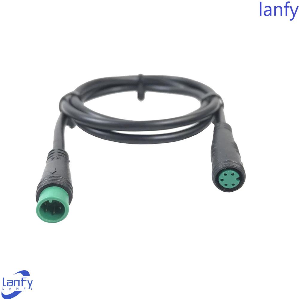 Lanfy Kabel Konektor Ebike Bersepeda Tahan Air Untuk E-Bike Female Male Cables 2-3 4 5 6 Pin Base Connector Julet Basic Cable