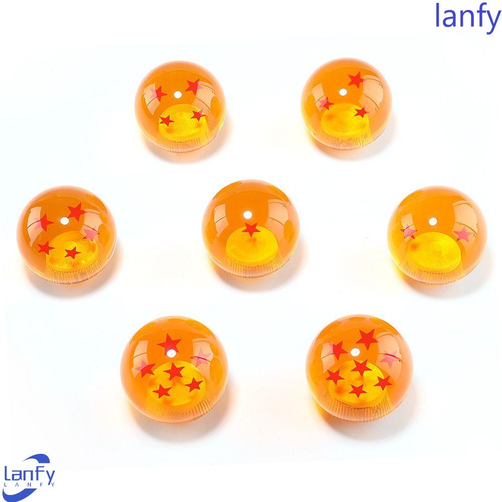 Lanfy Manual Gear Stick Knob Universal 54mm Gear Shift Kepala Mobil Truk Sleeve Adapter Anime Dragon Star Bola Dragon Star Ball Shifter