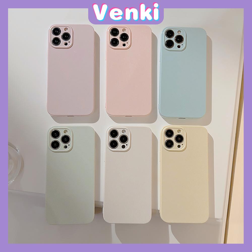 VENKI - For iPhone 14 Pro Max iPhone Case TPU Film TPU Candy Color Series Soft Case Compatible with iPhone 13 Pro max 12 Pro Max 11 xr xs max 7Plus 8Plus