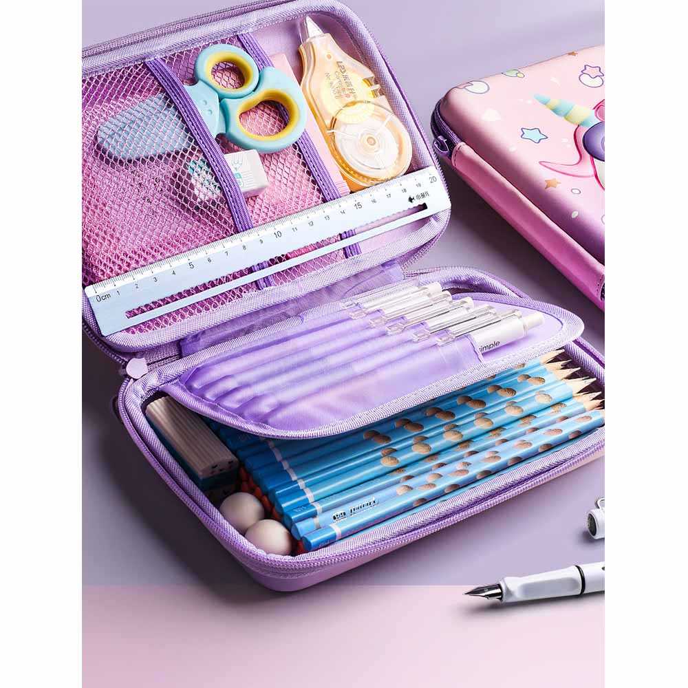 HSD Tempat Pensil Anak Unicorn Pencil Case Pouch Stationery