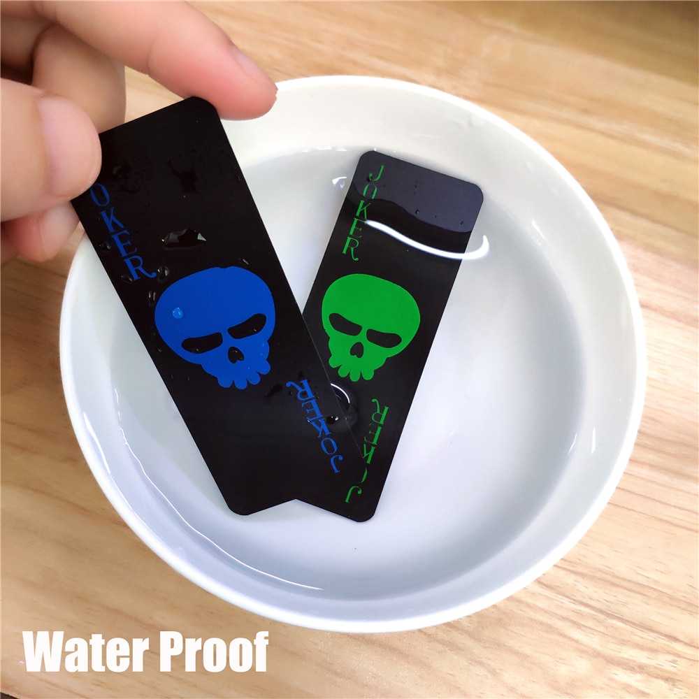 SUPERZZY Kartu Remi Poker Pattern Baccarat Plastik Waterproof - SEZ54 ( Mughnii )