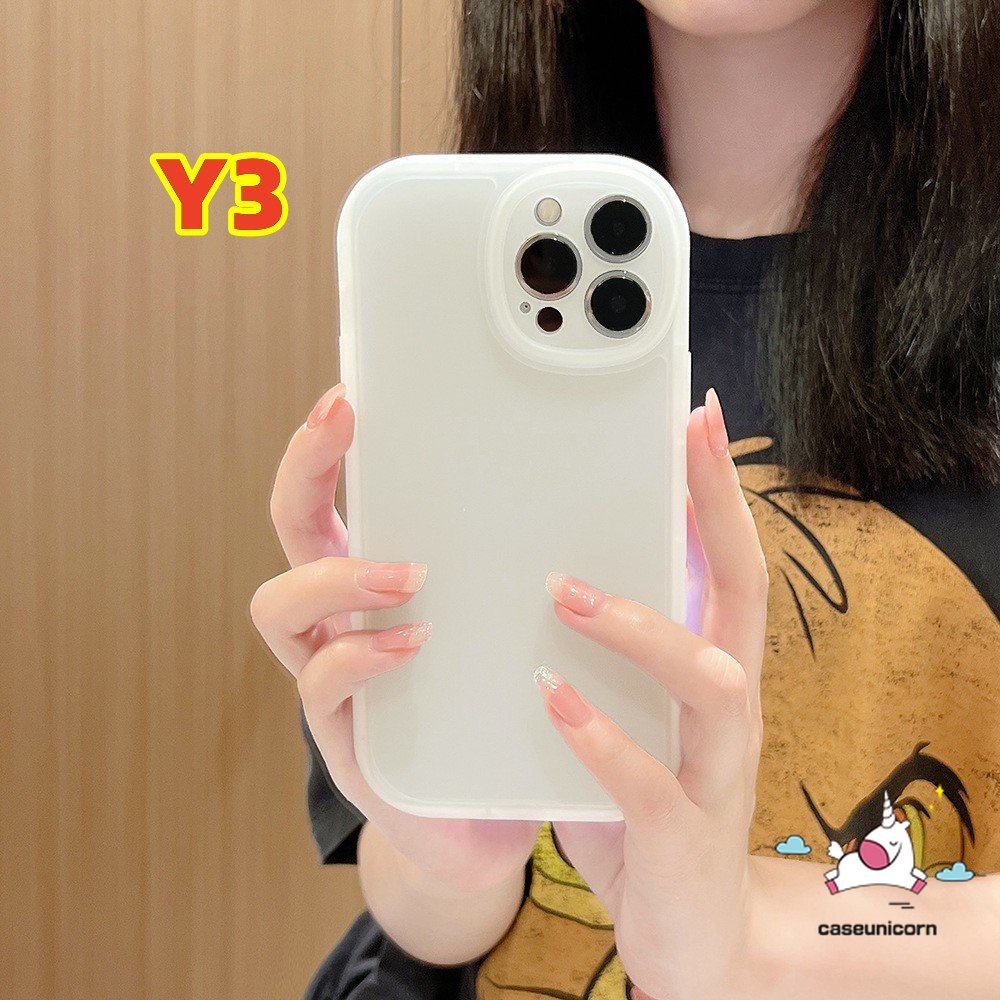 IPHONE Casing Ponsel Simple Kompatibel Untuk Iphone11 7Plus 8Plus XR 13 12 14 Pro 11 Max X XS Max 6 6s 7 8 Plus SE 2020 Mewah Warna Solid Polos Lembut Tpu Debu Tahan Shock Cover Belakang