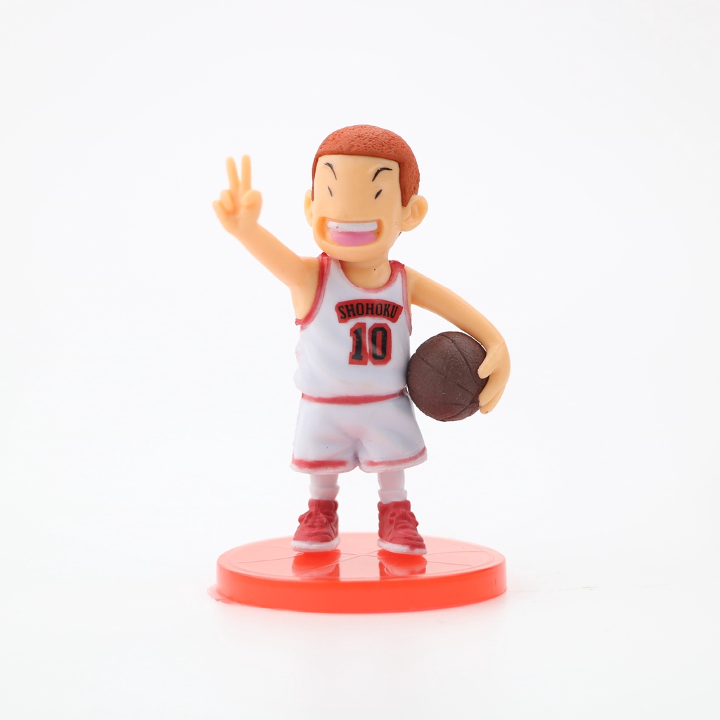 5pcs Film Basket Slam Dunk Action Figure Set Anime Sakuragi Hanamichi Kaede Rukawa Boneka Koleksi Model Mainan