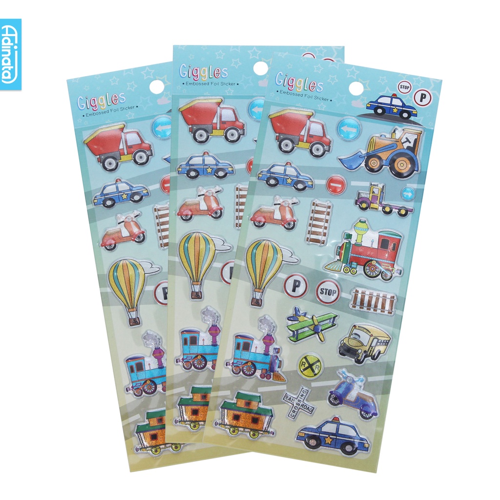 

Giggles Embossed Stickers 2350-6115