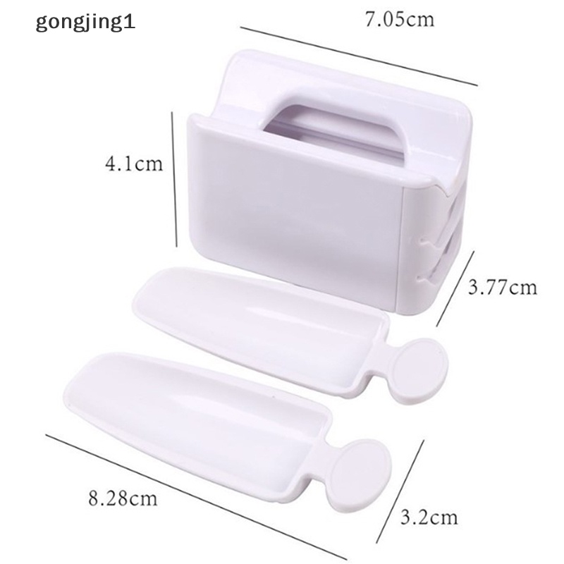 Ggg Portable Manicure Double Layer French Recycling Tray Nail Glitter Manikur Kotak ID