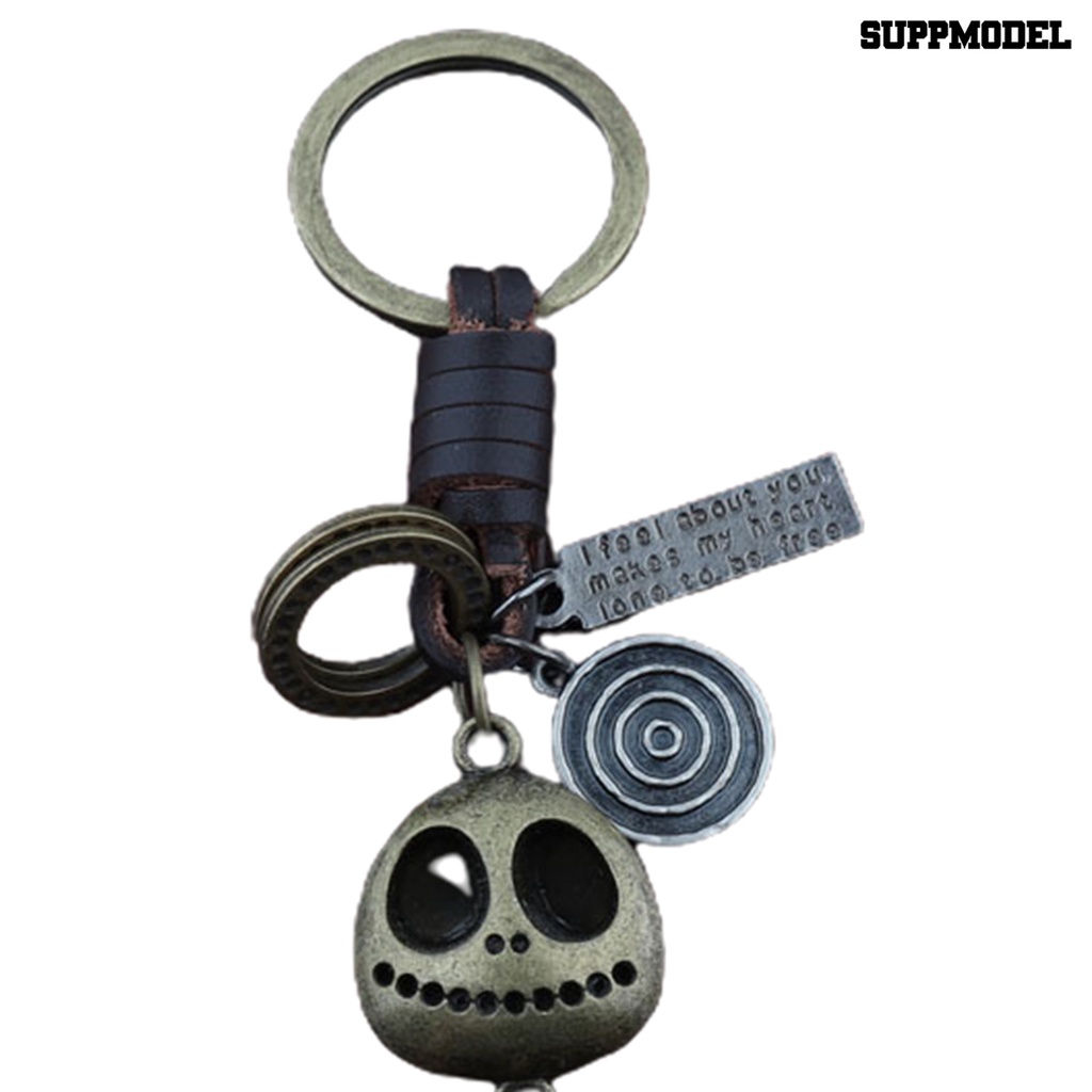 [SM Auto] Liontin Kunci Gaya Retro Miniatur Tengkorak Hias Mini Keychain Pendant Aksesoris Untuk Handbag