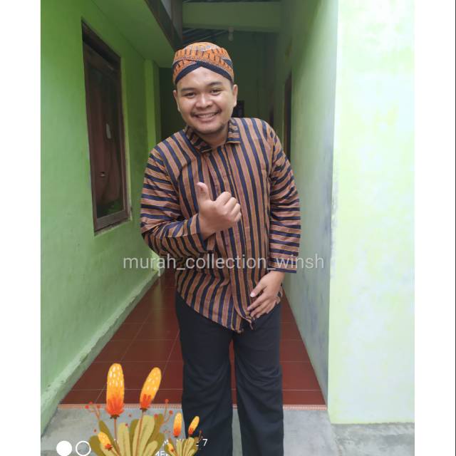 Lurik STELAN SURJAN LURIK DEWASA/SURJAN LURIK/LURIK DEWASA/PAKAIAN ADAT JAWA