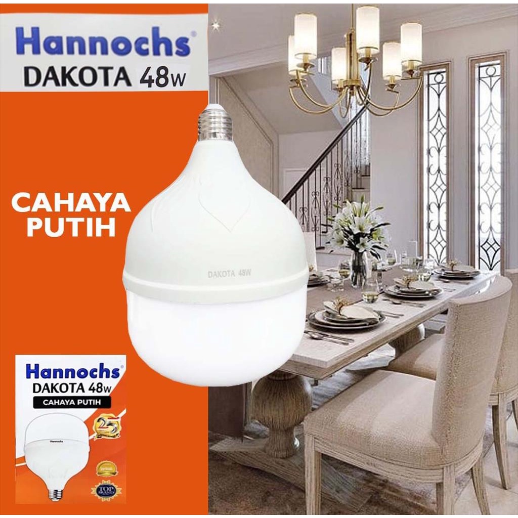 HANNOCHS DAKOTA Lampu LED Kapsul Cahaya Putih 48W - 48 Watt