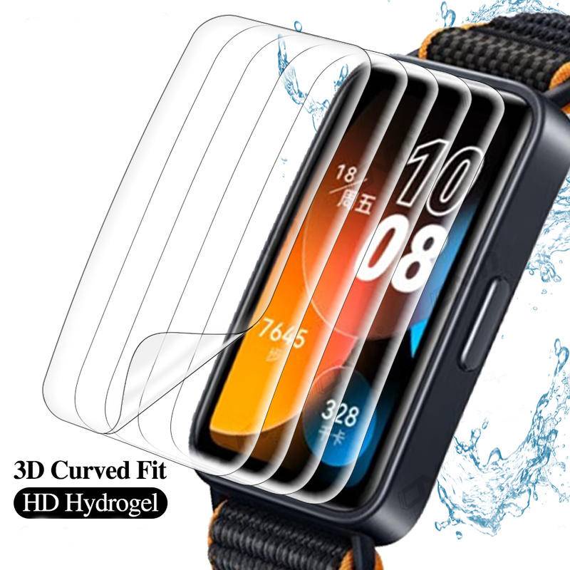 Film Pelindung Layar 3D Curved Fit Full Anti blue light Untuk Huawei Band8 Film Pelindung Lembut Bening Bukan Kaca Untuk Huawei Band8