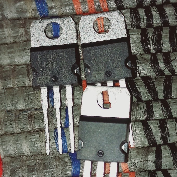 MOSFET FET STP75NF75 P75NF75 75NF75 TR TRANSISTOR IC